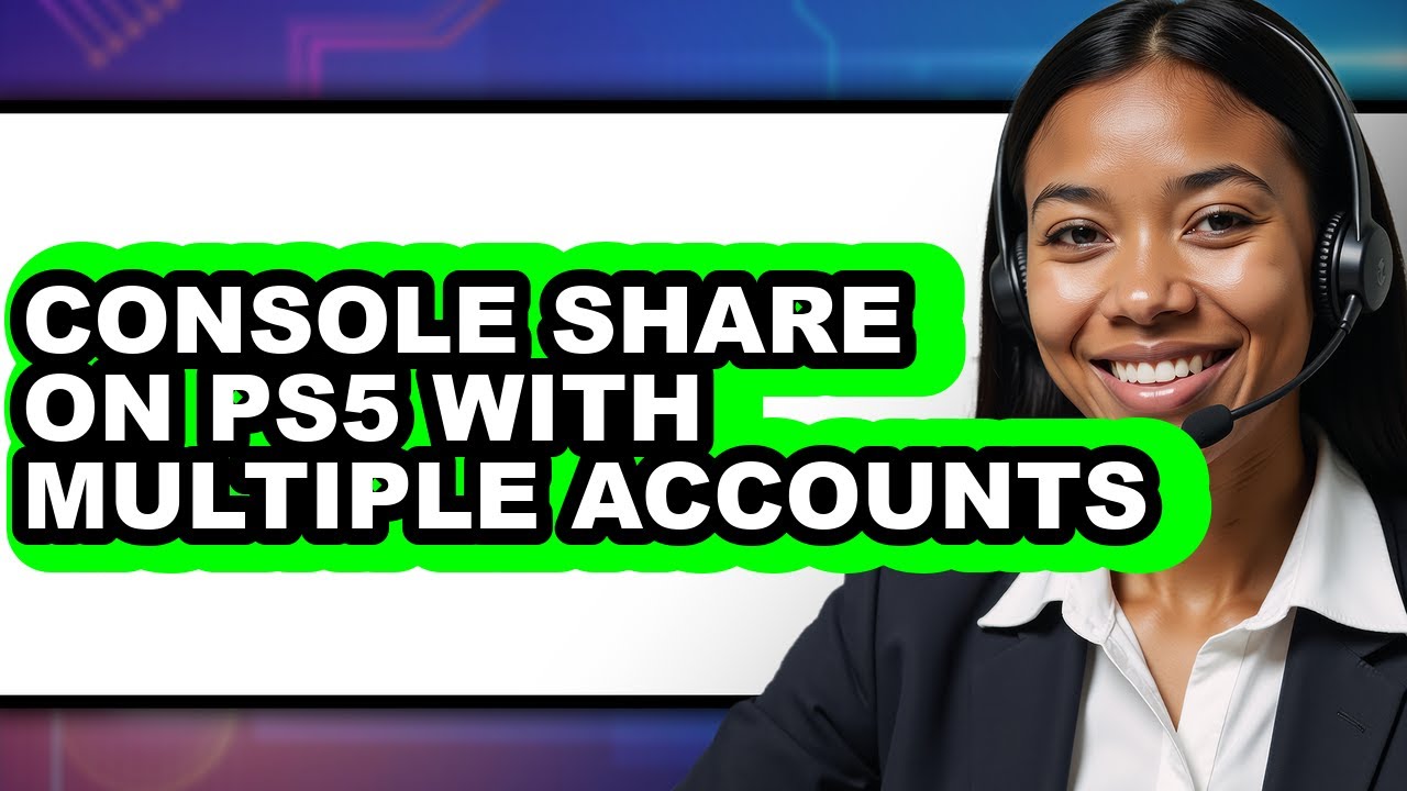 How to Console Share on Ps5 with Multiple Accounts - Step by Step - YouTube