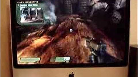 Quake 4 on iMac 24" (Native)