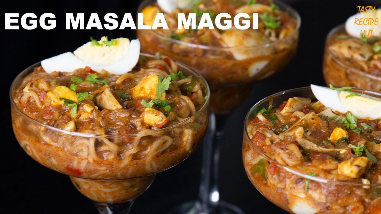 Egg Masala Maggi ! Anda Maggi Masala Recipe ! Masala Maggi | Tasty Recipe Hut