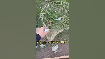 Vợt xúc cá đan tay thủ công mắt 5cm #luoidanhca #luoidanhcaatrung