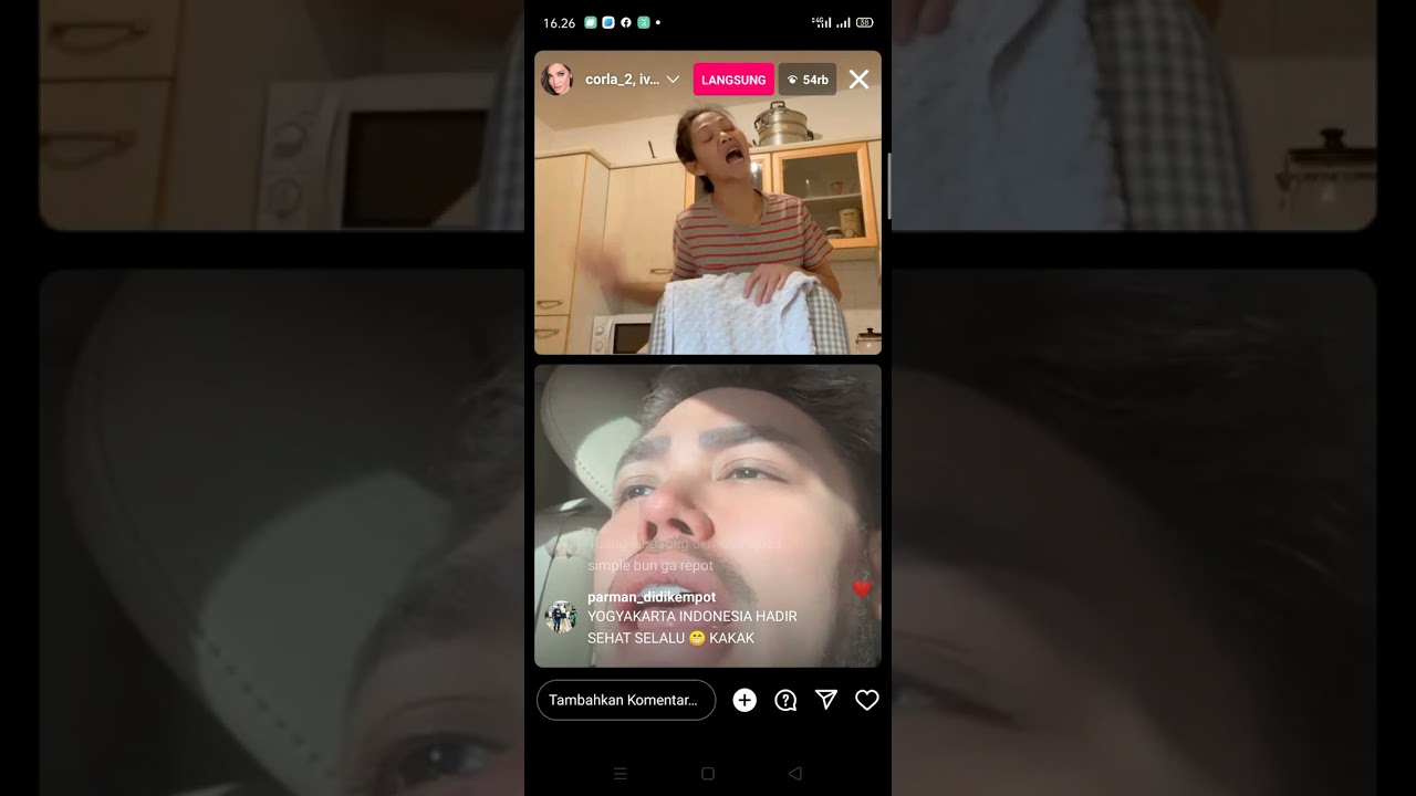 LIVE IG BUNDA CORLA||IVAN GUNAWAN SUDAH SAMPEK JAKARTA‼️ IBUNDA IGUN DIKENALKAN SAMA BUNDA CORLA⁉️