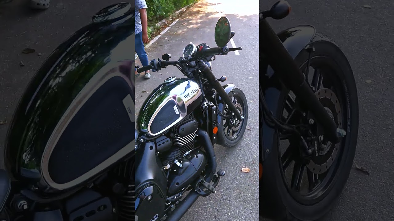 Jawa 42 Bobber Black Mirror Edition | Exhaust sound | #jawa #bobber #bikes #exhaust #niharpodduturi