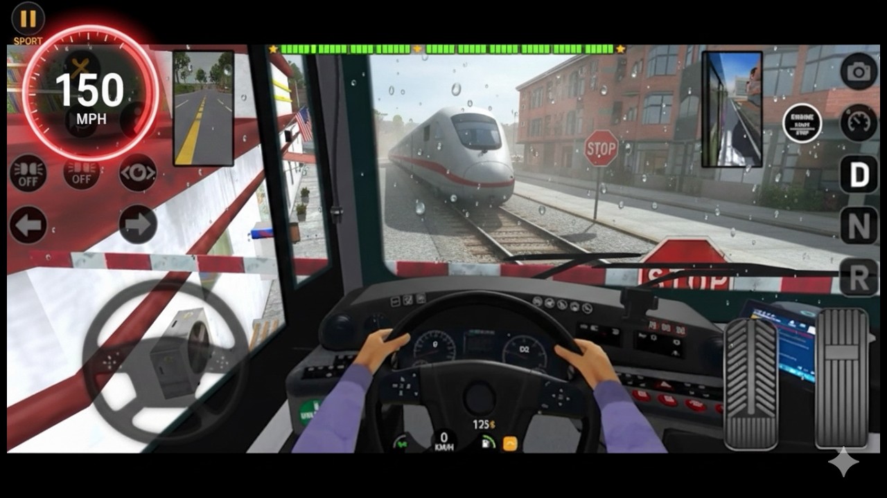 Bus Simulator : EVO 🚍 | Messi Riding a Bus in Buenos Aires ⚽🚌 | Mobile Gameplay🏁