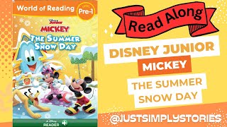 World of Reading: Mickey Mouse Funhouse: The Summer Snow Day | Simply Stories | Read Along Stories