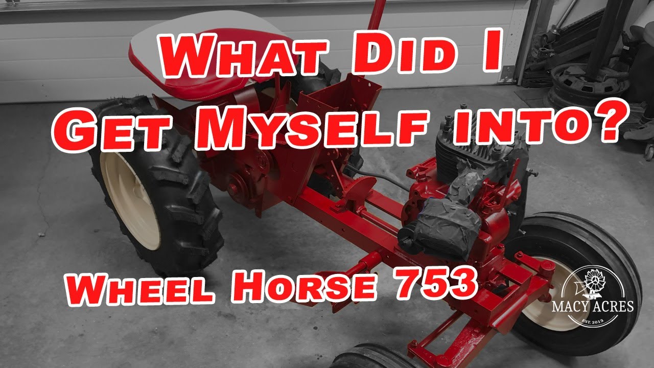 What did I get myself into? – Restoring a 1963 Wheel Horse 753 Garden Tractor