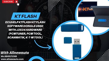 #ECU #Clone #KTflash #Dongle with #PCM tool MD1 and DCM 7.1 read and write