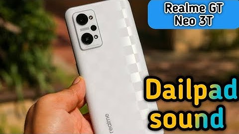 Dialpad Tone Enable In Realme GT Neo 3T, How To Enable Dialpad Sound In Realme GT