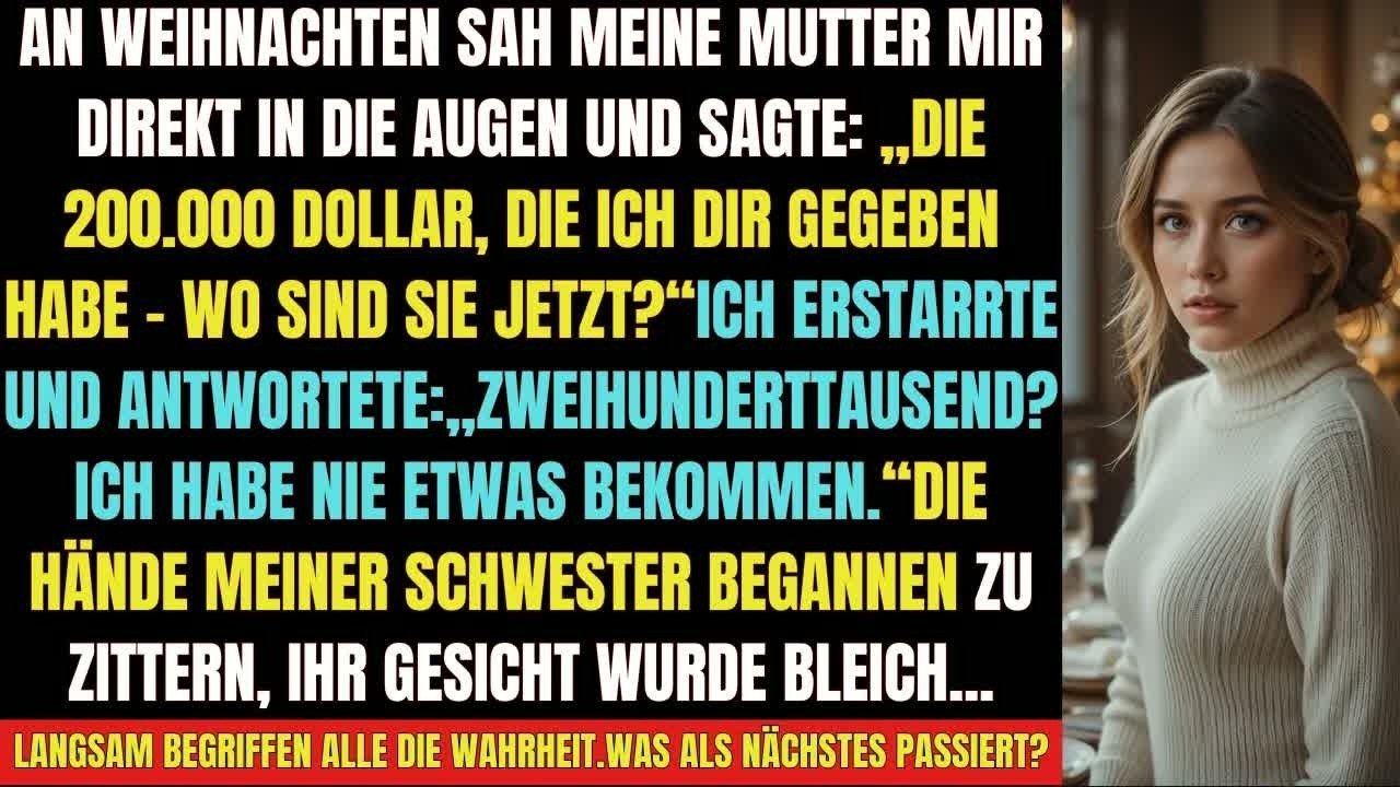 💥 „An Weihnachten stellte meine Mutter mir DIE Frage, die alles zerstörte… 💔“