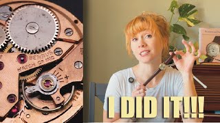 FINALLY! My First Successful Mechanical Watch Service!