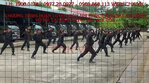 Côn nhị khúc cảnh sát cơ động - MR. HUY CÔN HUẤN LUYỆN CSCĐ - POLICE NUNCHAKU