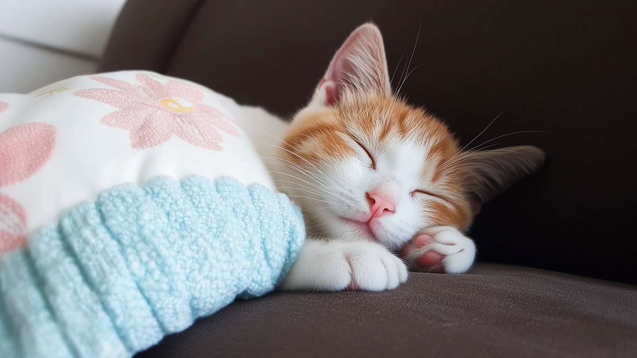 Колыбельная для кошек - Сладких снов под кошачьи мелодии для сна, ASMR мирные звуки для кошек!