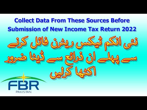 Important!Collect Data from These Resources Before Submit Salary Person Incom Tax File Return 2022