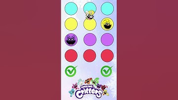 Painting color game Smiling Critters vs Inside Out level 100 #shorts #coloring