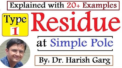 Residue of Function | Complex Analysis | Examples