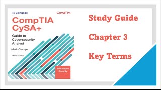 CompTIA CySA+ Guide to Cybersecurity Analyst (CSO-003) Chapter 3 Key Terms and Introduction
