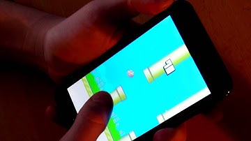 Flappy Bird High Score 105 (How to get a High Score on Flappy Bird No Cheats Tutorial)