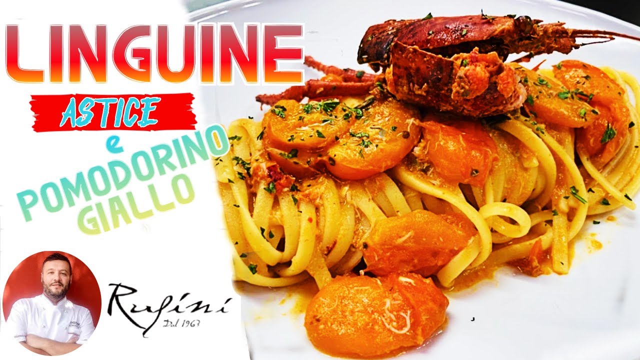 Linguine with Lobster and Yellow Cherry Tomato