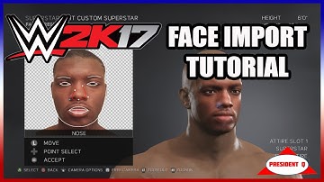 How To Put Your Face into WWE 2K17 (Face Import Tutorial)