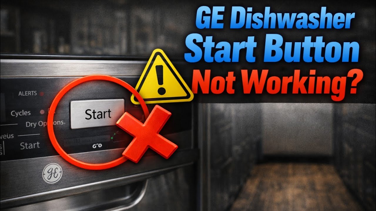 GE Dishwasher Start Button Not Working (Blinking Light / Locked?)