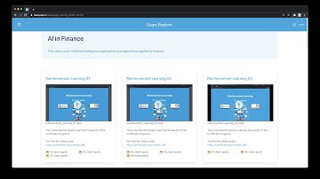 Quant Platform 2.0 | The Python Quants