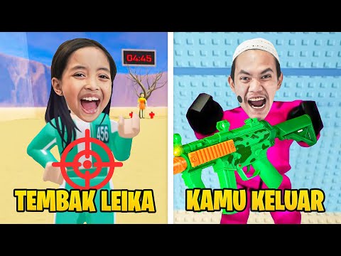 LEIKA IKUTAN LOMBA SQUID GAME BIAR DAPET 1 M 😱🤩SPECIAL DI BULAN PUASA 🤩😱😰[ROBLOX INDONESIA]