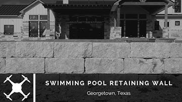 Swimming Pool Retaining Wall Construction