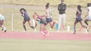 Cameron running anchor: High School Girls 4x100m (Stallion Invitational 2023)