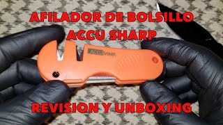 AFILADOR DE BOLSILLO ACCU SHARP REVISION Y UNBOXING ,/,,/