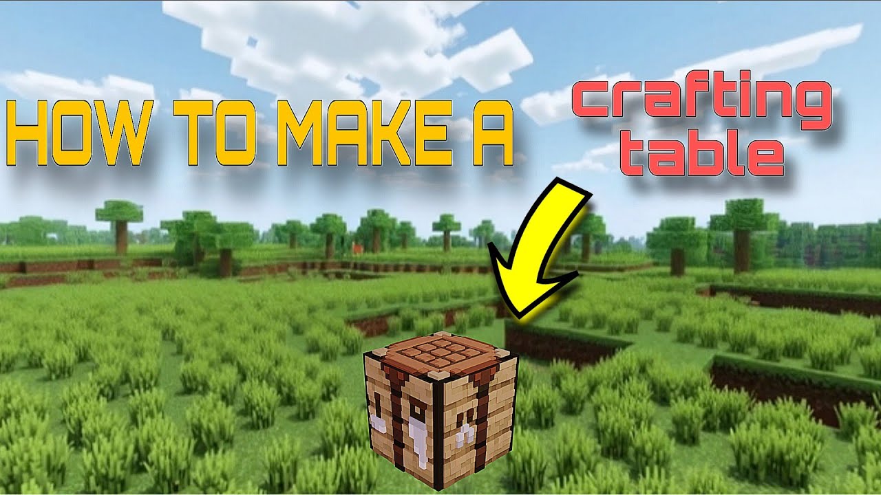 How to make a Crafting Table in Under 60 Seconds