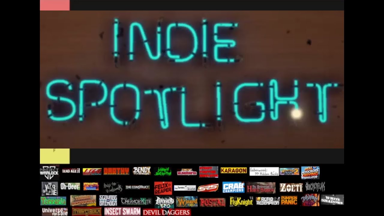 indie Spotlight S5 Tier List.