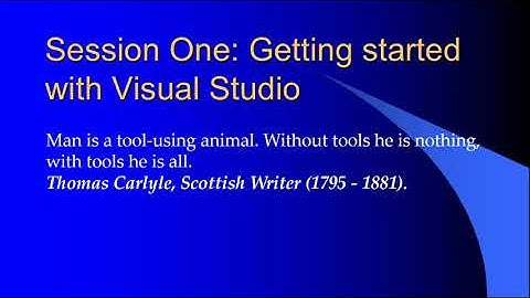 ASP.NET 4.5 Essential Skills Session 1 Introduction