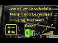 Gross Margin Calculation in Excel - YouTube