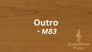 Outro – M83 | Piano Tutorial + Sheet Music