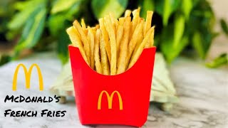 How to make the Best McDonald's French Fries Recipe at Home | French Fries Copycat Recipe