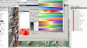 ArcGIS Desktop part 11 (poster creation part 6, manual grouping of raster values)