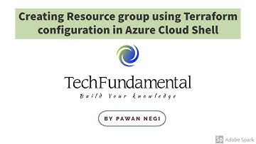 Creating resource group using terraform in azure cloud shell