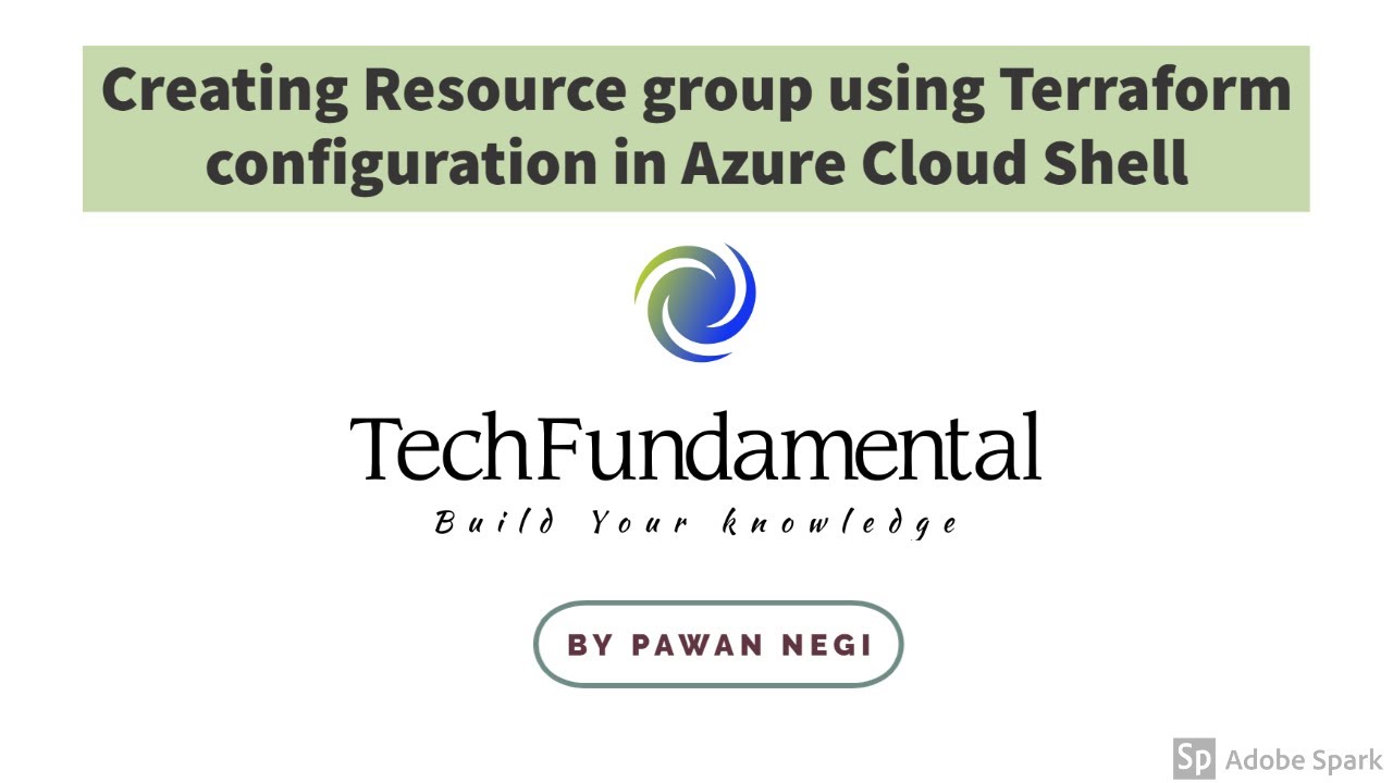 Creating resource group using terraform in azure cloud shell - YouTube