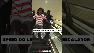 Speed leg raise in escalator hahahaha #ishowspeed #worldcup2026 #funymoments #usafootball