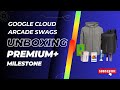 Google Cloud Arcade Swags Unboxing || Premium Plus Milestone 🤩 || #arcade #swags #googlecloud #gcp