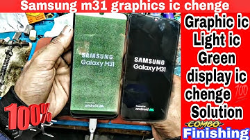Samsung M31/M21/M30/M30s|| No Graphics | Light & Display Solution || COMBO FINISHING