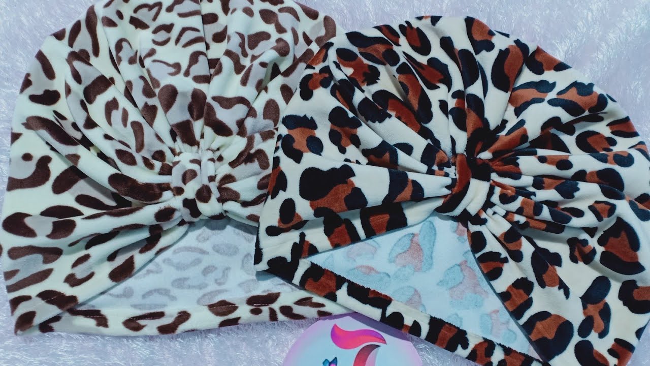 اسهل طريقة لعمل تربون قطيفة (بونية للشعر)