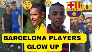 FC Barcelona players glow up 😱🌟