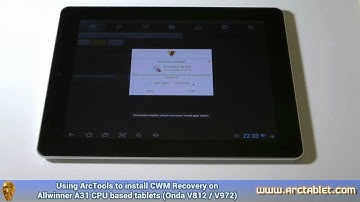 Installing CWM Recovery on Onda V972 / Onda V812 (Allwinner A31 based tablets) with Arctools