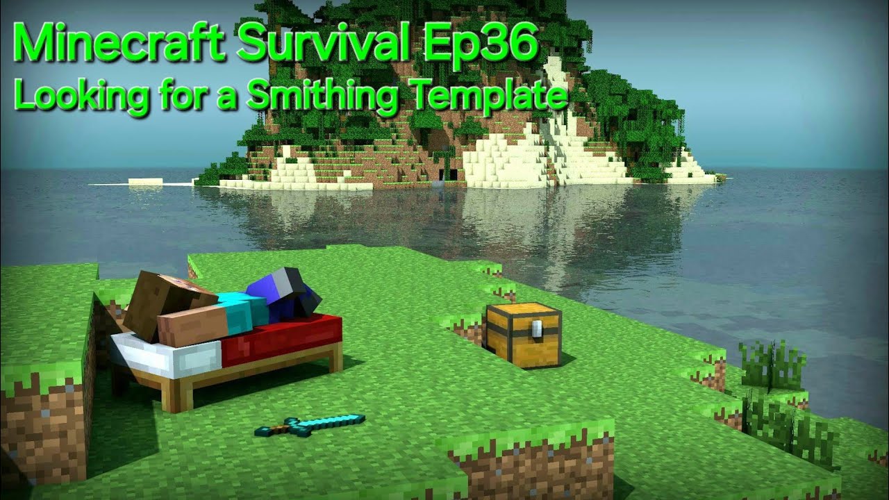 Minecraft Ep36 - Looking for a Smithing Template - YouTube