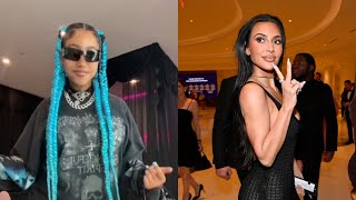 ‘Fans are concerned’: Kim Kardashian defends North West’s use of fake tattoos and piercings