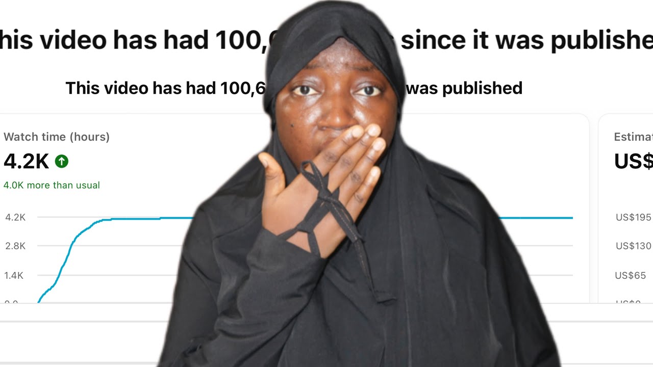 Сколько YouTube платит за 100 000 просмотров для начинающего ютубера в Нигерии?
