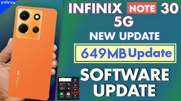 NEW UPDATE 2025 - Infinix Note 30 5g New Update || Infinix Note 30 5g Me Update Kaise Kare🔥