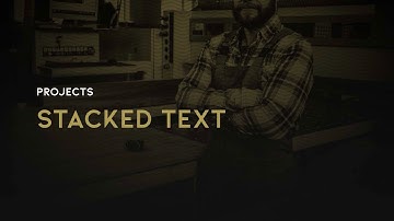 Carveco Maker: Stacked Text