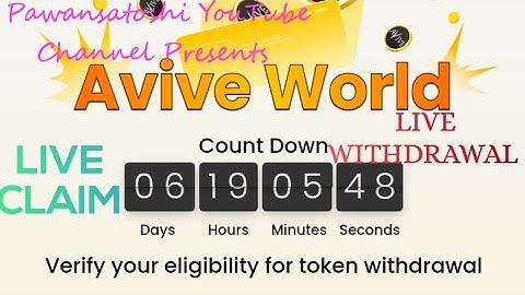 AVIVE LIVE CLAIM | AVIVE LIVE WITHDRAWAL | AVIVE MONTHLY SALARY #avive #avivemining