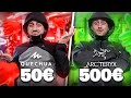 Veste arcteryx  500 vs quechua  50 